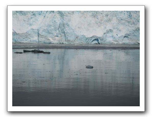 The face of the glacier