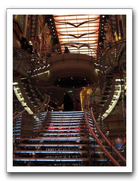 Looking up towards the Promenade