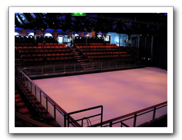 Studio B as an ice rink