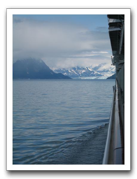 Approaching Hubbard Glacier