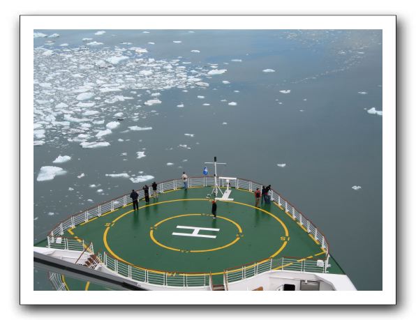 Approaching Hubbard Glacier