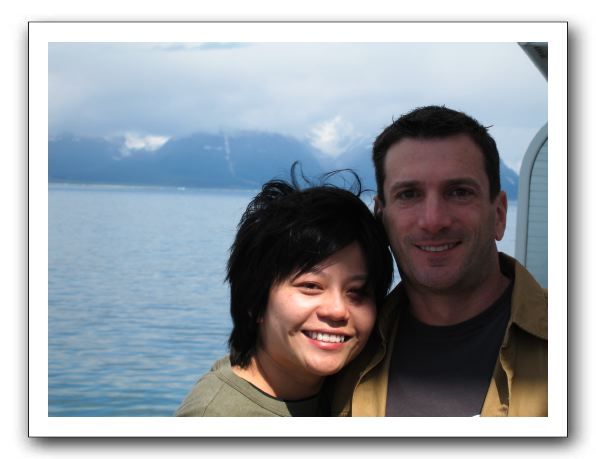 Jackee and me at Hubbard Glacier