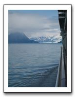 Approaching Hubbard Glacier