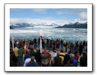 Approaching Hubbard Glacier