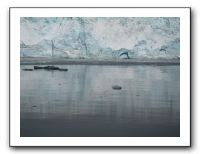 The face of the glacier