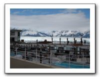 Ship= 150' tall, glacier=300' tall